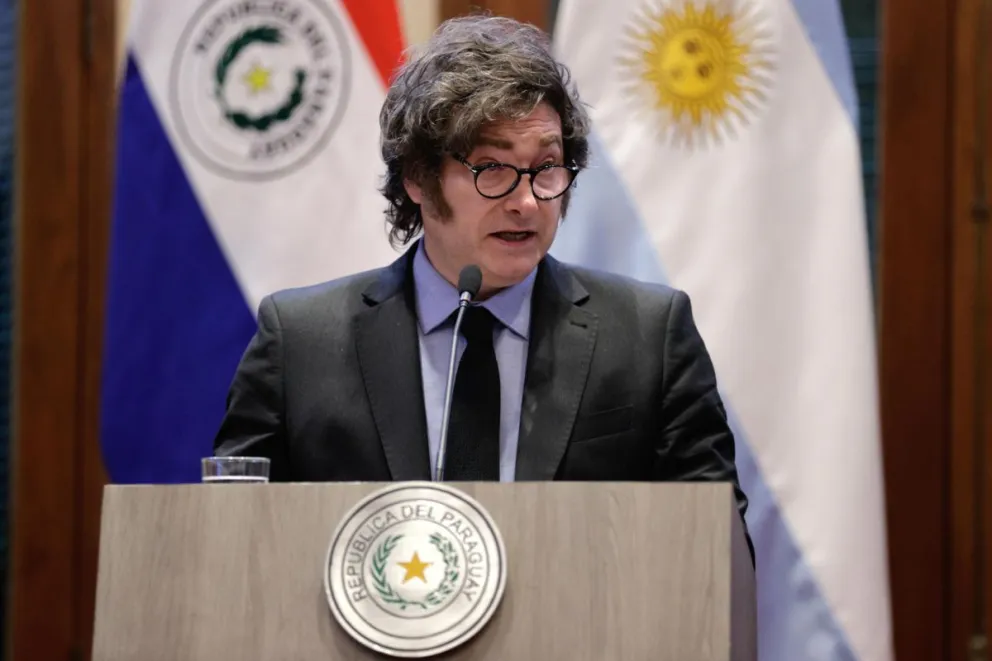 Fotografía de archivo del presidente de Argentina, Javier Milei. Foto: EFE