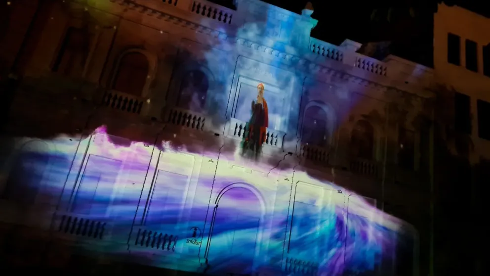 Momento de la obra inaugural Origen. FOTO: APAC