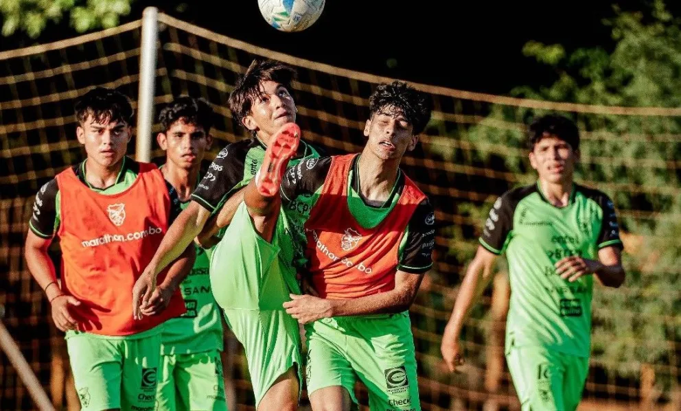 La Selección Sub-17 continúa con su preparación en Santa Cruz. Foto: La Verde-FBF