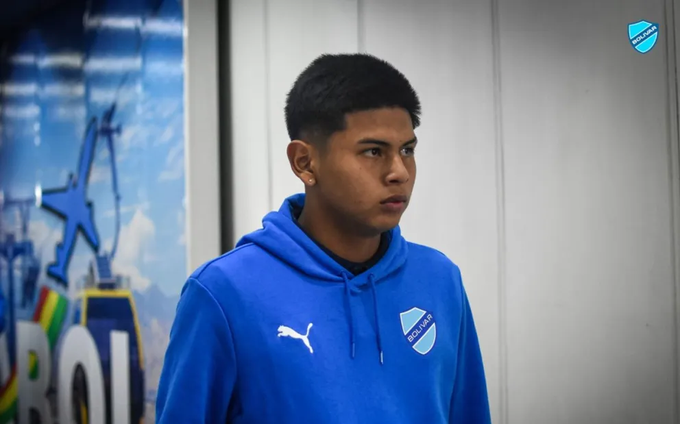 Mena en una anterior convocatoria con la Academia. Foto: Club Bolívar.