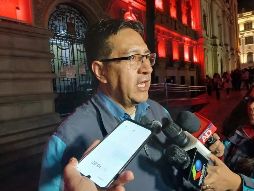 El director de Gobernabilidad del Gobierno Autónomo Municipal de La Paz, Gonzalo Barrientos Foto: RRSS