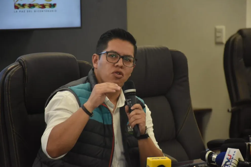 El secretario municipal de Planificación, Diego Chávez Foto AMUN