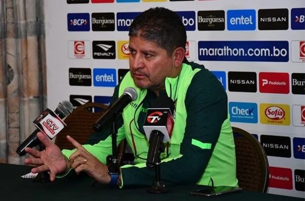 Óscar Villegas, actual entrenador de la Selección boliviana. Foto. AD