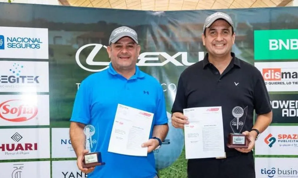 Morales y Alcántara destacaron en el torneo. Foto: Abierto Copa Lexus.