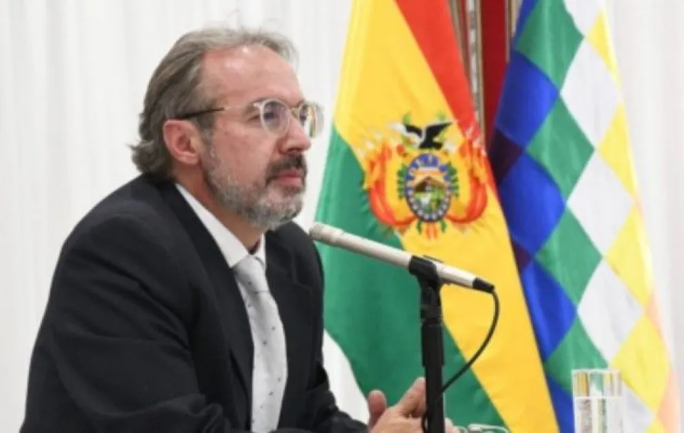 Jorge Richter, exvocero del presidente Luis Arce. Foto: ABI