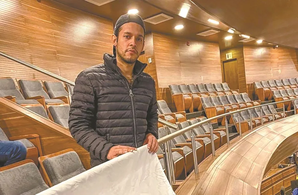 Camacho Parada anunció que tomará el lugar de su padre en la campaña electoral de la alianza Unidad, rumbo a las elecciones. Foto: Luis Fernando Camacho parada (Facebook)