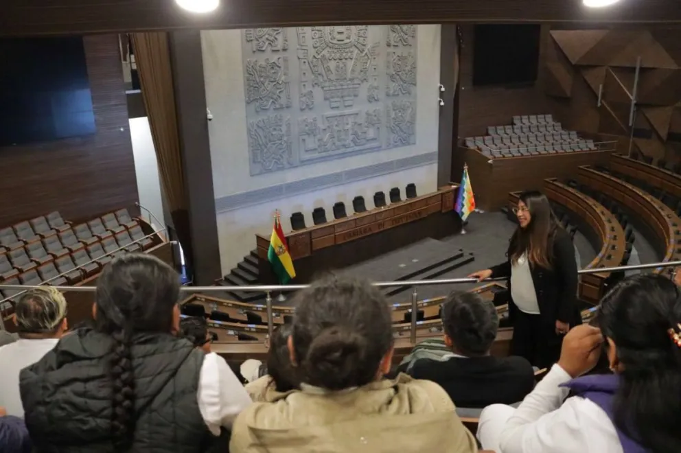 El hemiciclo parlamentario en una imagen de archivo. Foto: Cámara de Diputados