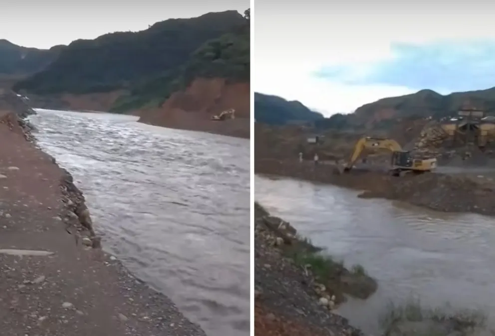 Tiara en Tipuani vuelve a inundar la población capital. Foto: Somos Tipuaneños