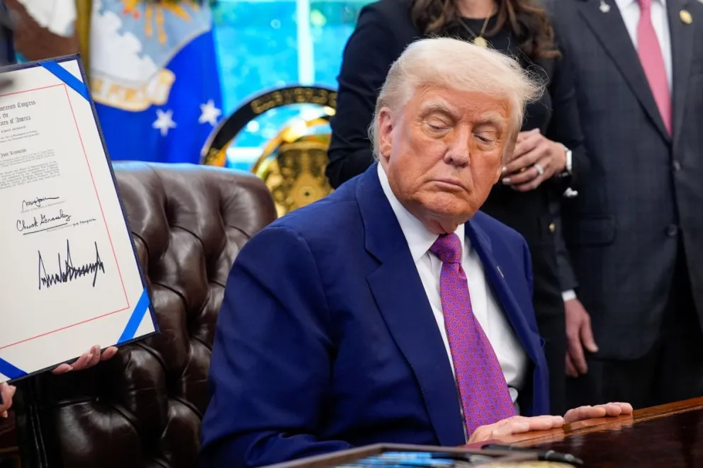 El presidente de Estados Unidos, Donald Trump. Foto: EFE