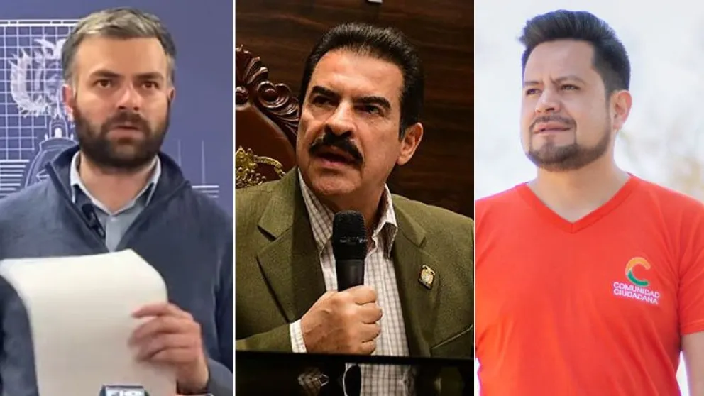 Ormachea, Reyes Villa y Pedrazas. Foto: Composición