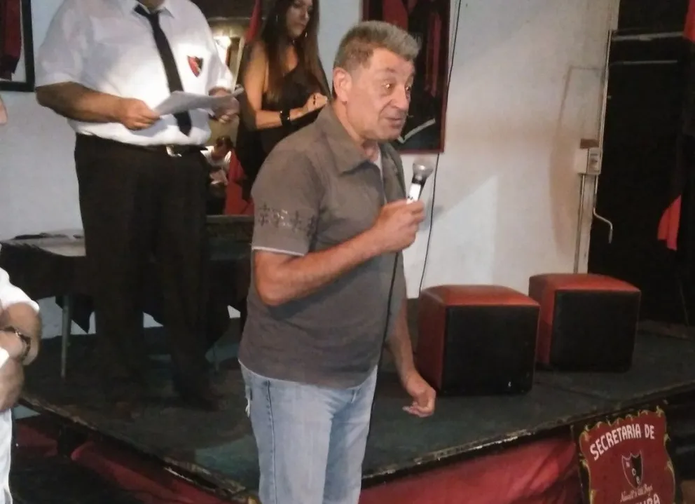 Civarelli en una charla que dio en Rosario, el exarquero de los celestes extraña a La Paz. Foto: VHC