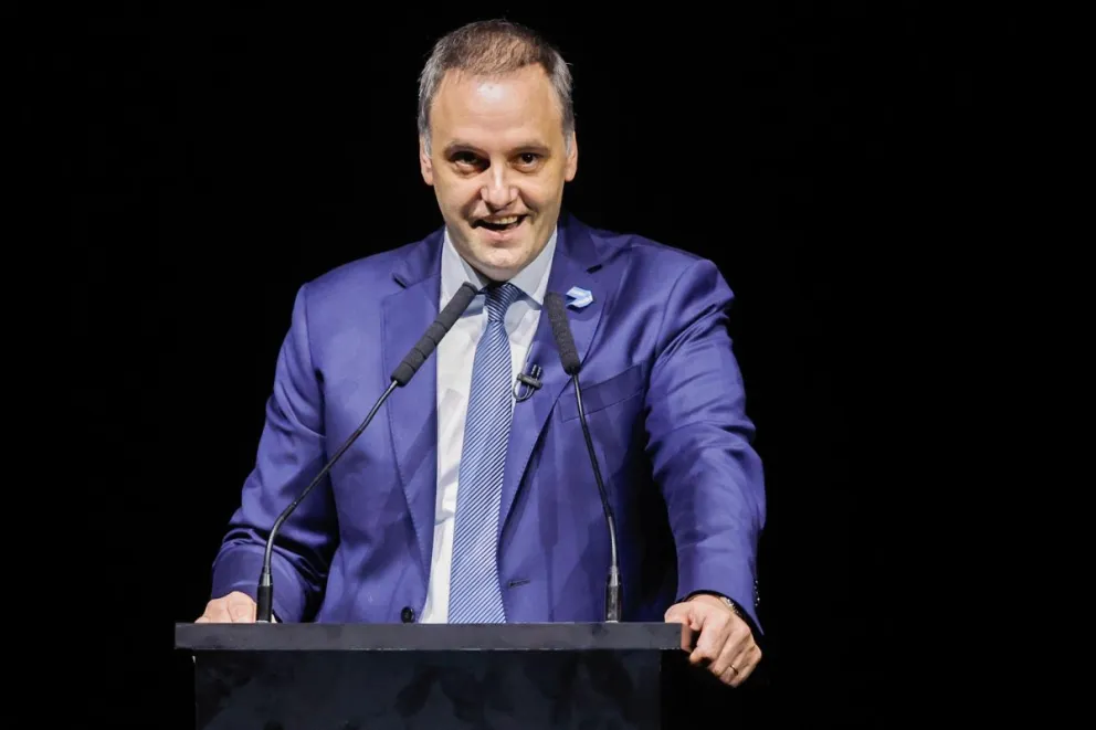 Manuel Adorni, portavoz de la Presidencia de Argentina. Foto: EFE 