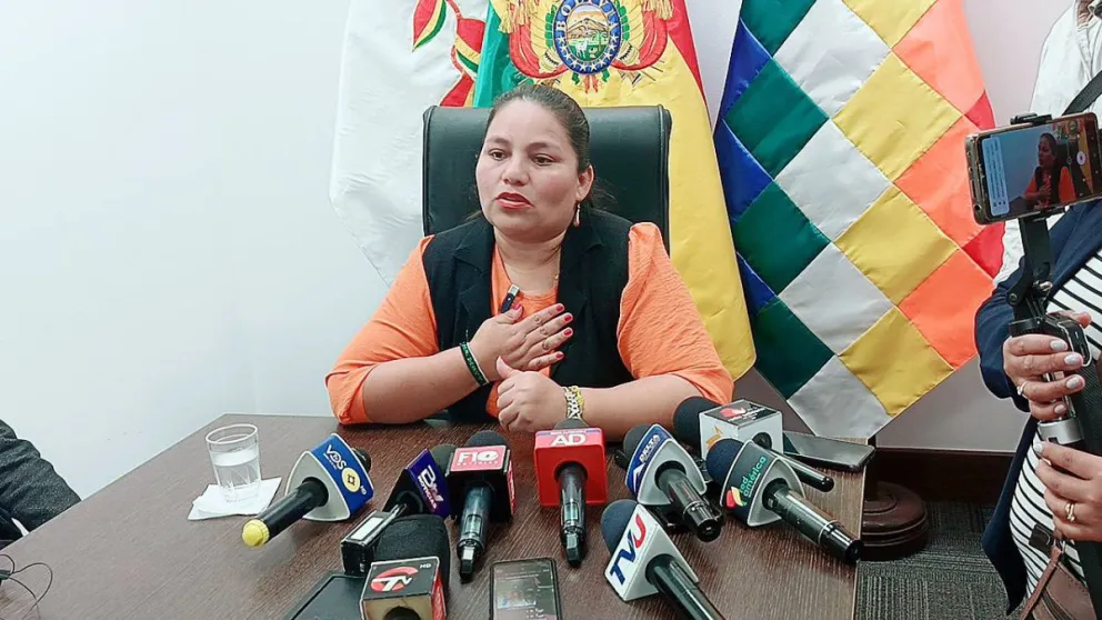 La diputada Choque este miércoles en una imagen tomada de Facebook.