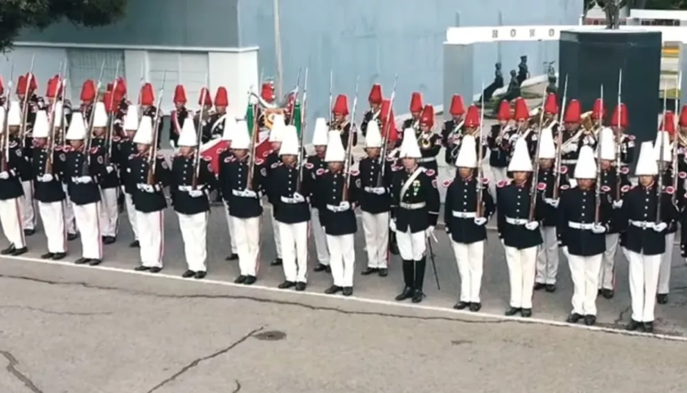 Cadetes del Colegio Militar en una imagen de archivo. Foto: Captura de video