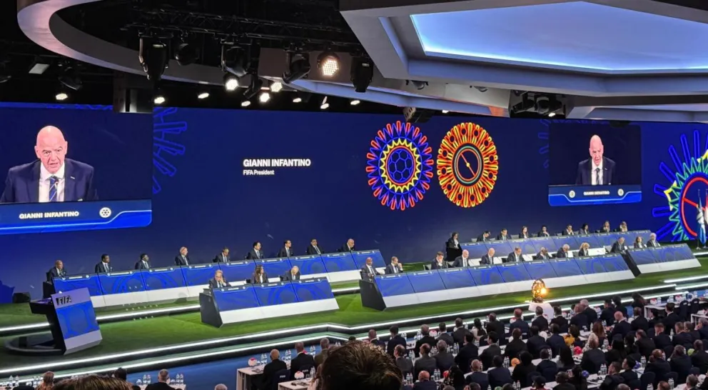 El Congreso de la FIFA se desarrolla en Asunción, Paraguay. Foto: Doble Amarilla