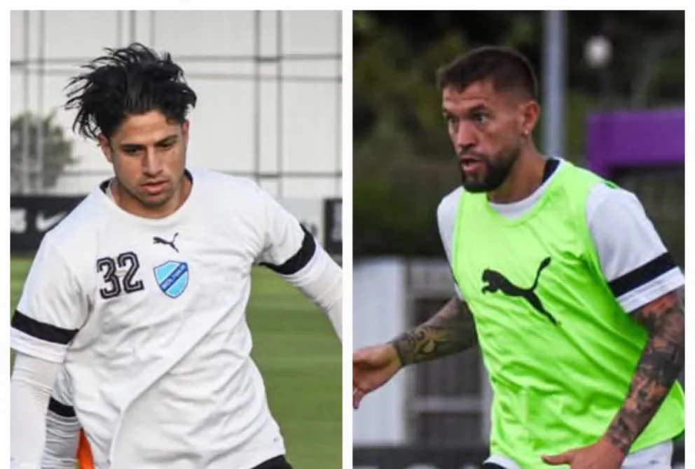 Ramírez (izq.) y Torrén serán titulares en la Academia. Fotos: Club Bolívar.