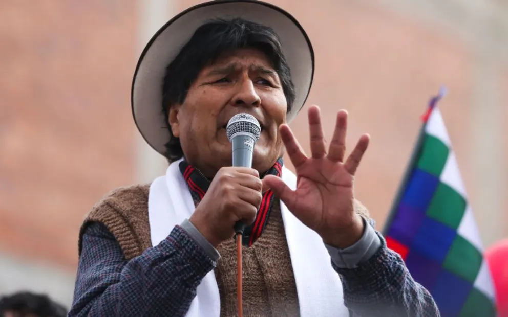 El expresidente Evo Morales. Foto: EFE