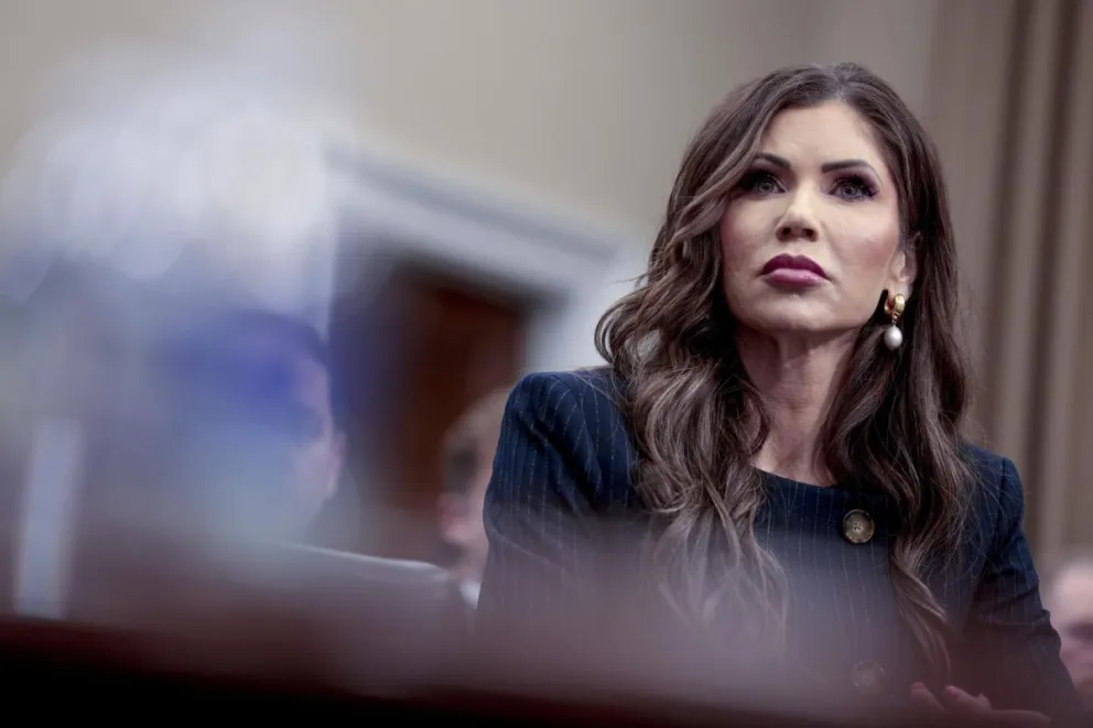 La secretaria de Seguridad Nacional de Estados Unidos, Kristi Noem. Foto: EFE