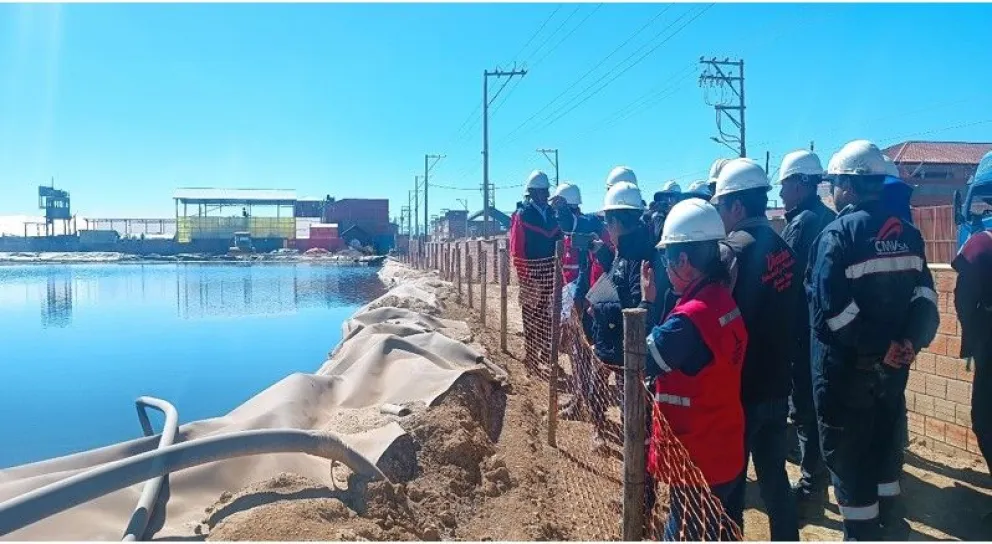 La inspección de este viernes en Viacha. Foto: Defensoría del Pueblo