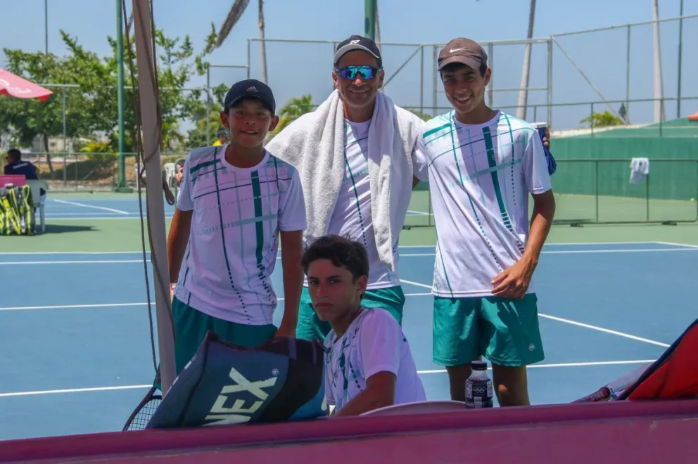 La selección masculina estuvo cerca de ir al Mundial Foto: Federación Ecuatoriana de Tenis.