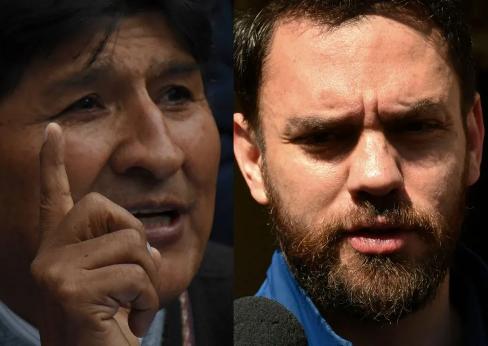 Evo Morales y Eduardo Del Castillo. Fotos: APG 