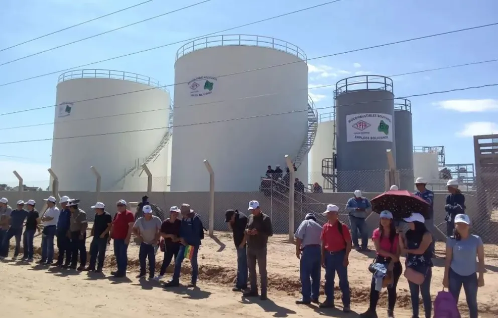 La planta de biodiésel inaugurada en 2024 en Santa Cruz. Foto: YPFB