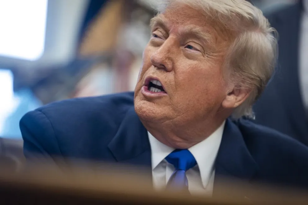 El presidente estadounidense, Donald Trump, en la Oficina Oval de la Casa Blanca. Foto: EFE