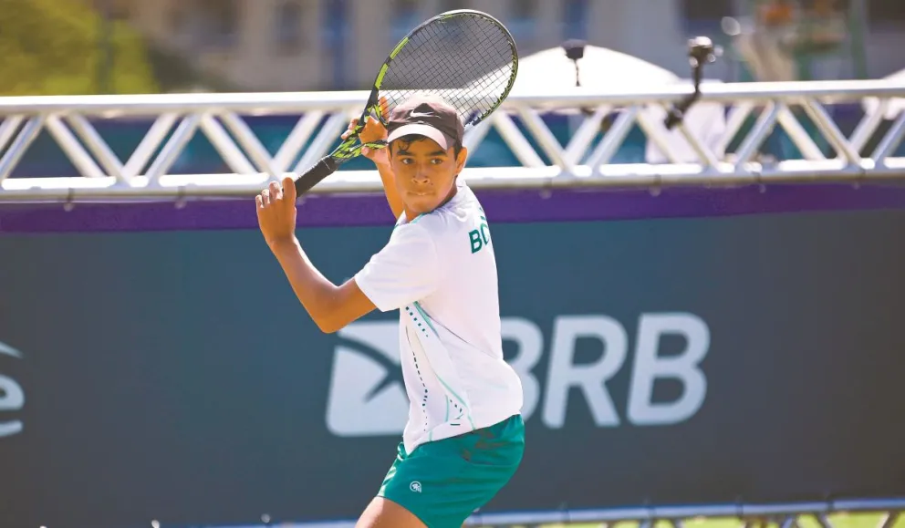 Rivero durante su participación en la Copa Cosat 14 años. Foto: CBT.