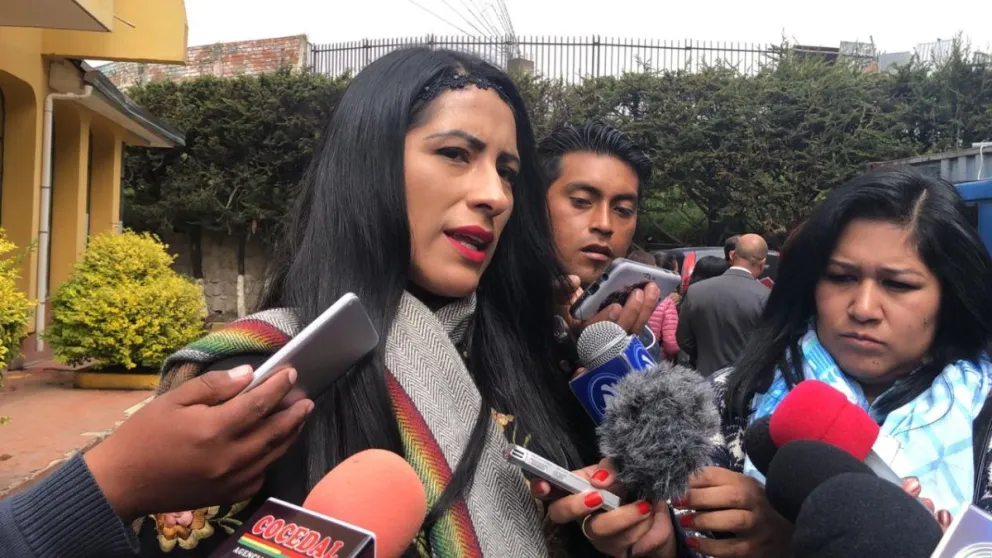 La concejal Wilma Alanoca, en 2022. FOTO: ABI