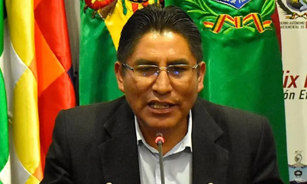 Félix Patzi, líder del Movimiento Tercer Sistema (MST). Foto: APG (archivo)