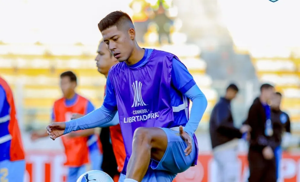 Ramiro Vaca previo a un partido anterior de la Libertadores. Foto: Club Bolívar.