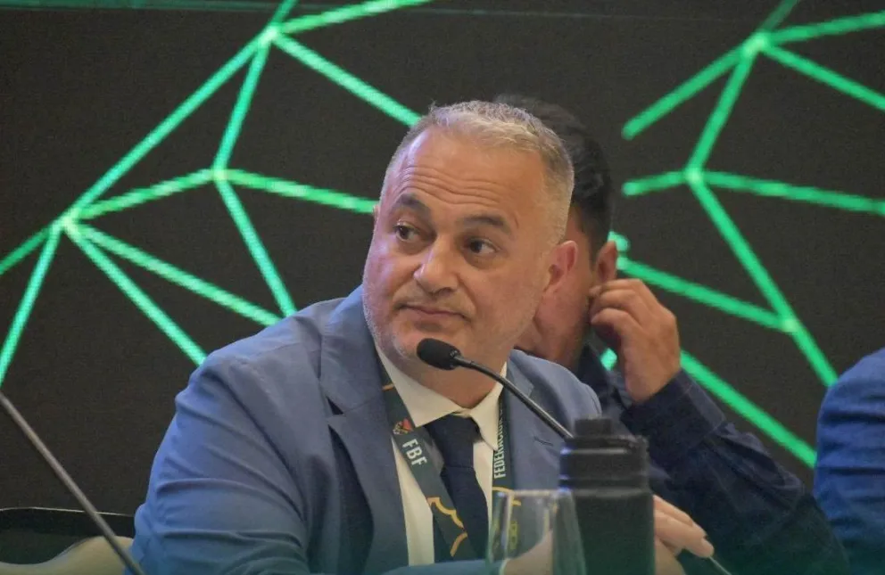 Costa, en una pasada reunión. Foto: FBF.