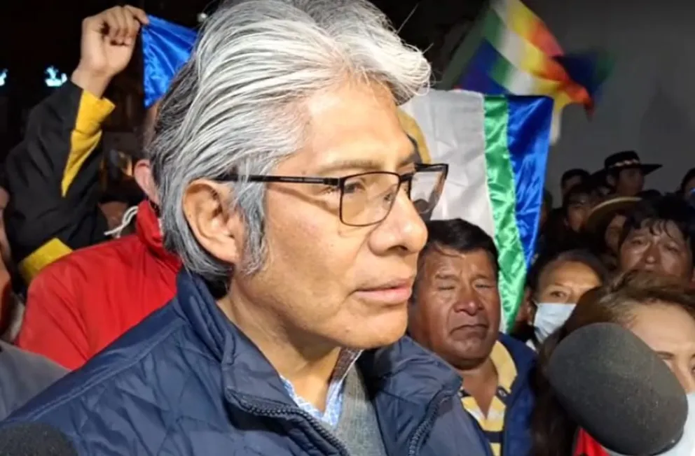 Wilfredo Chávez, miembro del equipo legal de Evo Pueblo. Foto: captura