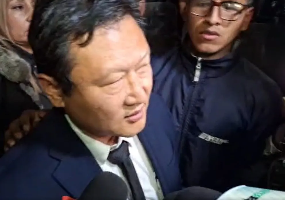 Chi llegó al Tribunal Supremo Electoral con una facción del Partido Demócrata Cristiano. Foto: Captura