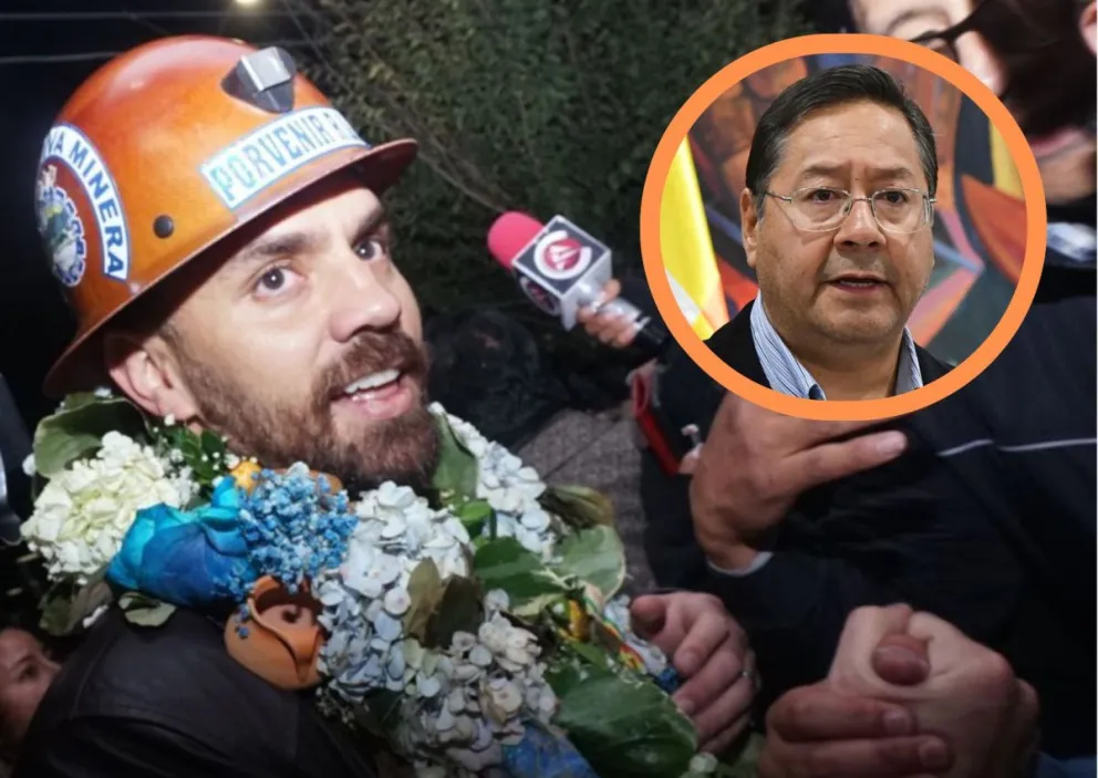 Eduardo del Castillo, la noche del lunes en el TSE. Fotos: APG