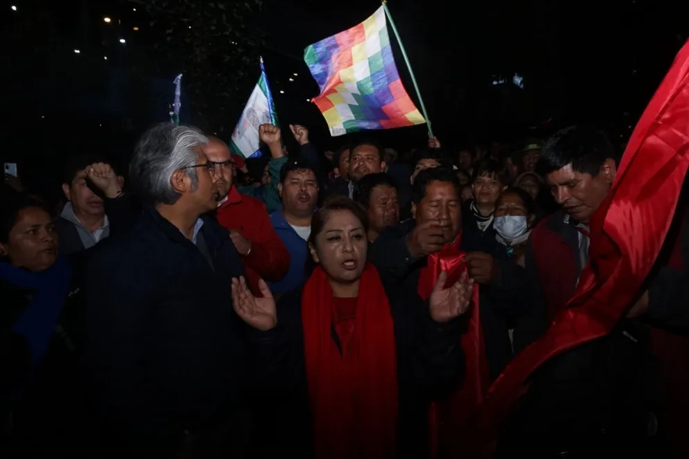 Representantes del Pan Bol, partido que acogería a Evo Morales. Foto: APG