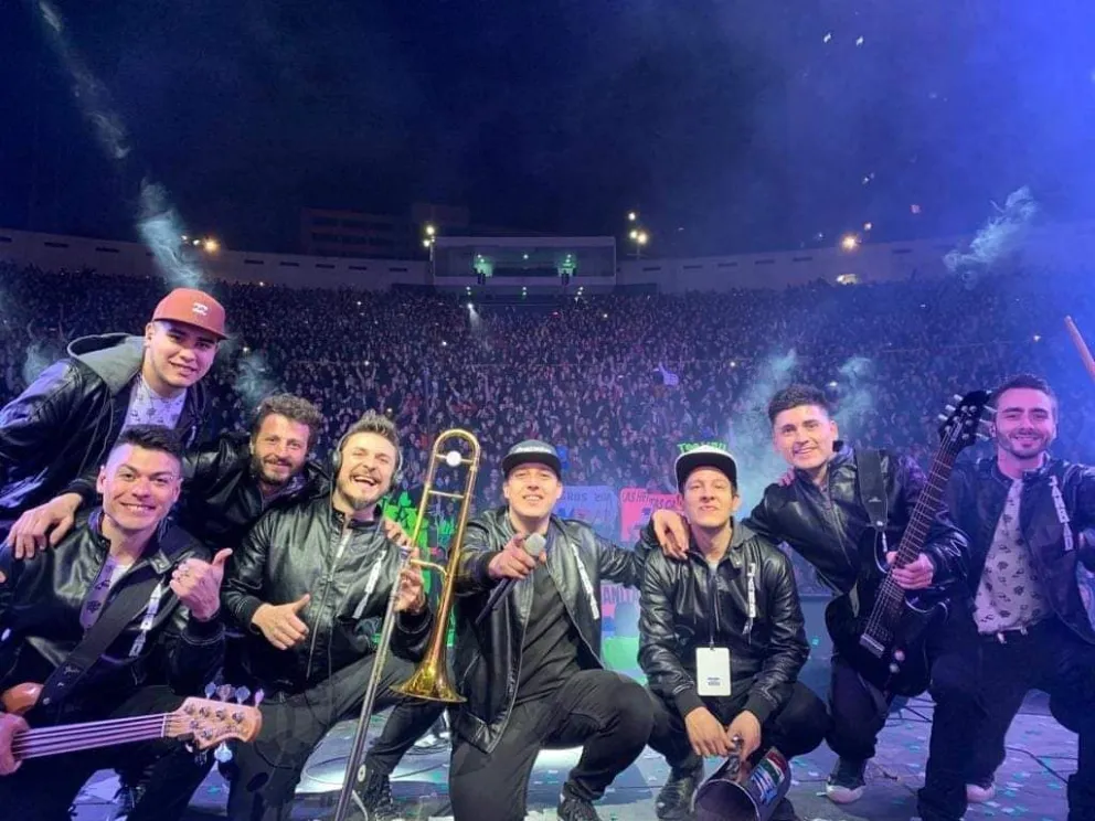 El grupo en el concierto en La Paz. FOTO: Página oficial de Jambao