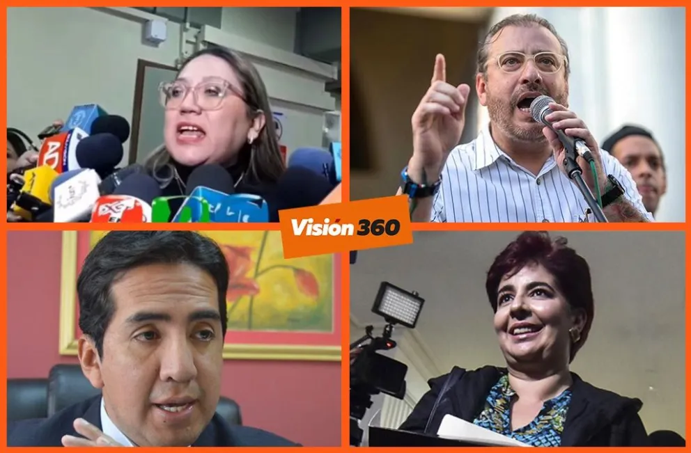 Los postulantes en la lista de Manfred Reyes Villa. Foto: composición