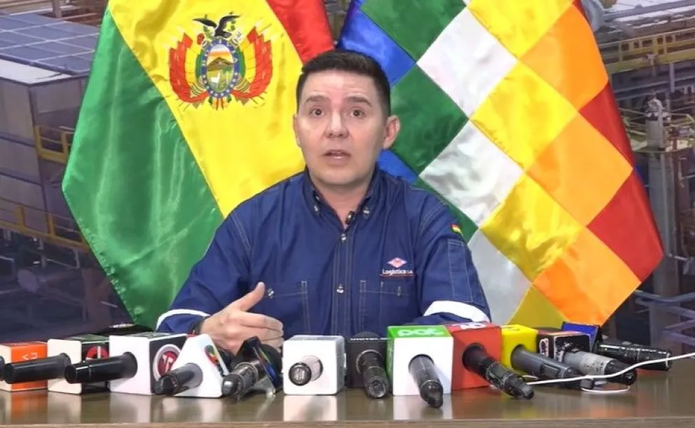 Joel Callaú, gerente de YPFB Logística. Foto: captura YPFB