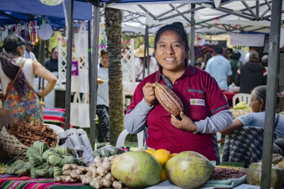 Una de las productoras de cacao.   Foto: Archivo Cosecha Colectiva 2024 - Mauricio Panozo.
