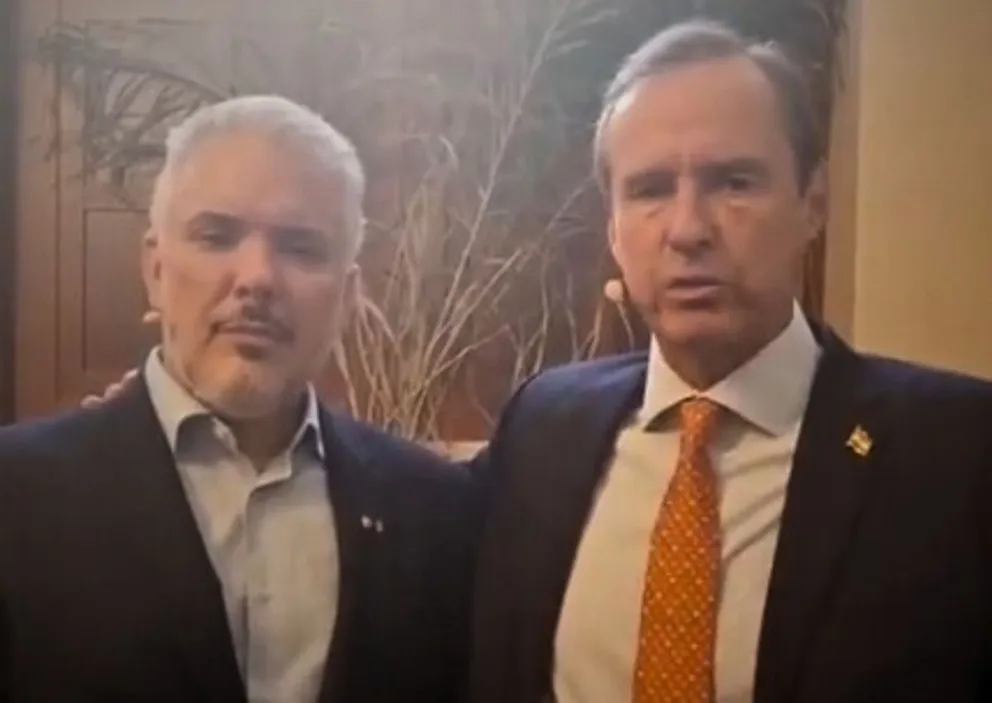 Duque y Quiroga, en España. Foto: Captura 