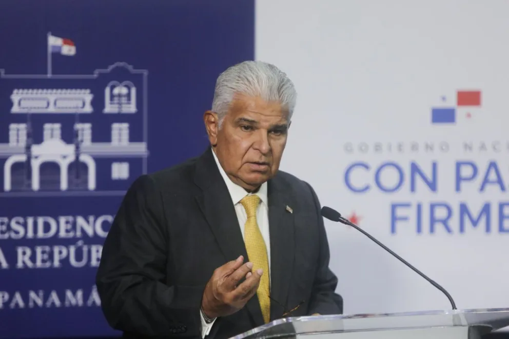 El presidente de Panamá, José Raúl Mulino. Foto: EFE