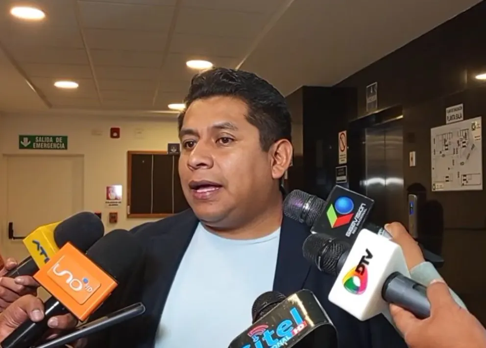 Israel Quino, el asesor de la Cámara Alta. Foto: Erbol