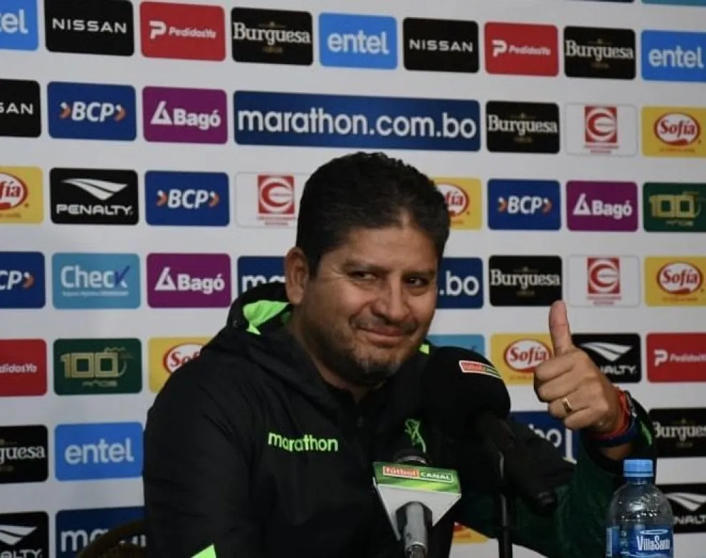 El técnico Óscar Villegas en un anterior encuentro con el periodismo. Foto: APG 