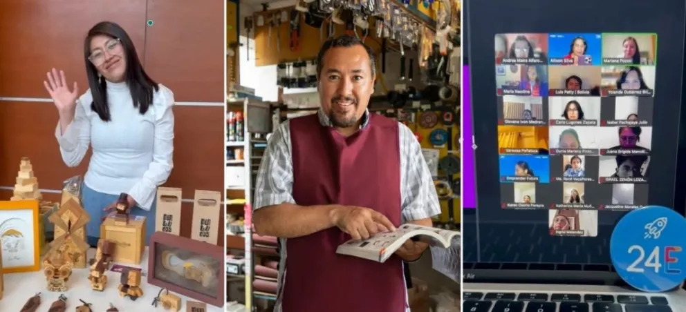 Con el programa de formación empresarial 24E, hasta la fecha se ha capacitado a 21 mil emprendedores. Foto: Fundación Emprender Futuro