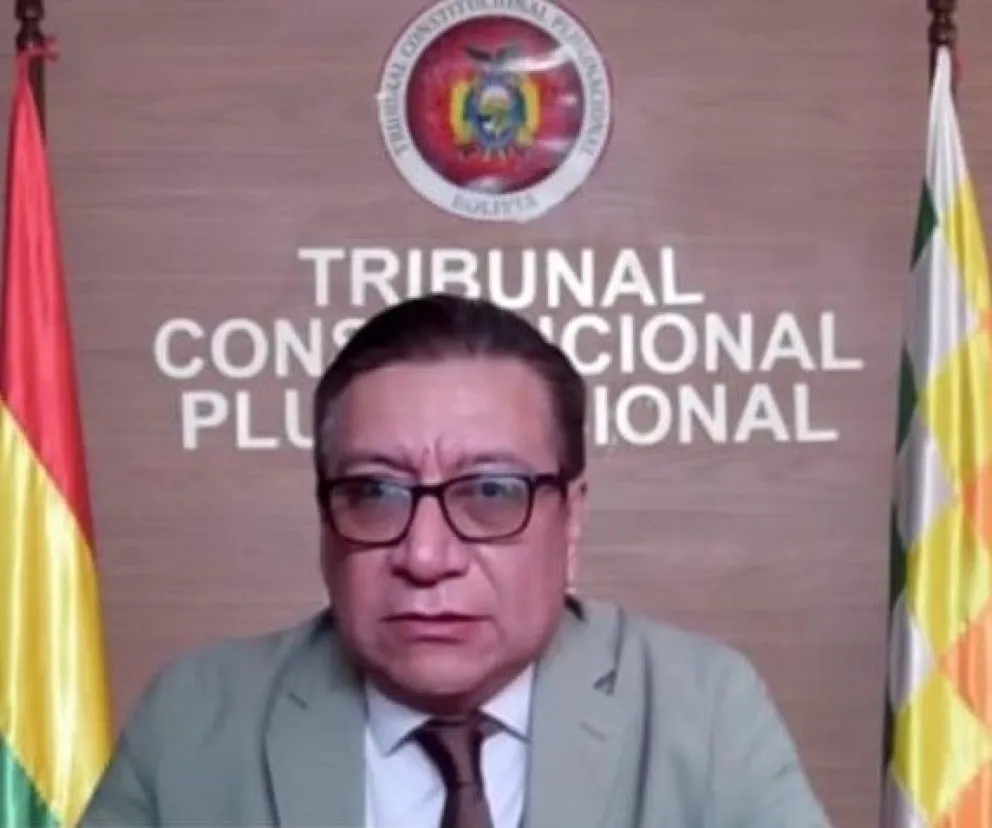 El presidente del Tribunal Constitucional Plurinacional (TCP), Gonzalo Hurtado. Foto: TCP