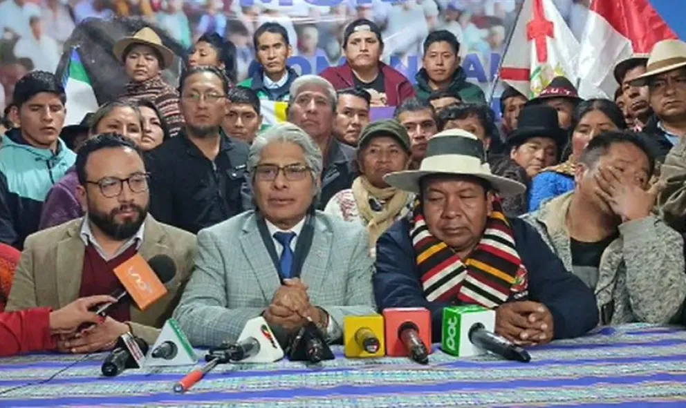Equipo jurídico de Evo Pueblo. Foto: captura