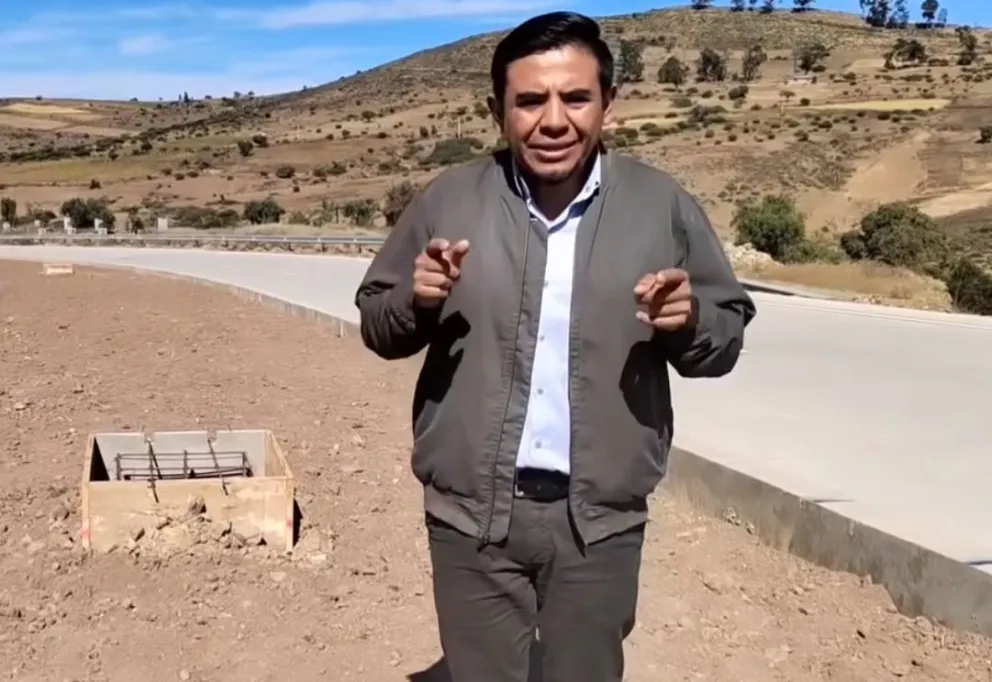 El presidente del Concejo Municipal de Sucre, Rodolfo Avilés. Foto: Captura de video