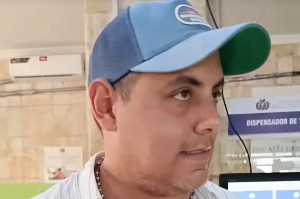  El concejal Arnold Sebastián Méndez en una captura de video de sus redes.