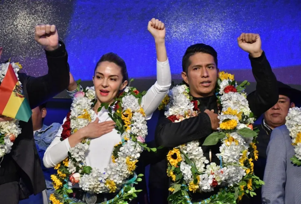 Prado y Rodríguez cuando lanzaron su candidatura el 19 de mayo. Foto: APG